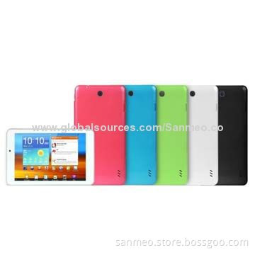 7-inch Tablet PCs, RK3026 Dual-core Cortex A9, 512MB RAM, 4/16GB RAM/HDMI/Bluetooth/3G/Wi-Fi